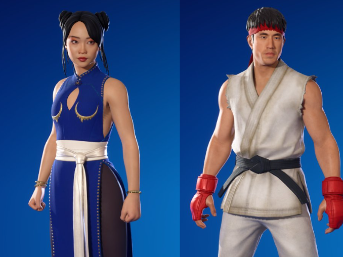 Chun Li and Ryu Fortnite Skins 2026